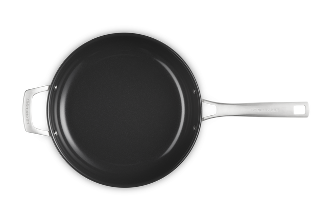 Essential 3-ply Stainless Steel 28cm Frying Pan Non-Stick with Helper Handle image number 7